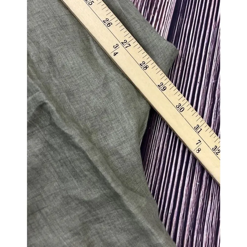 Haspel 100% Linen Chino Pants Mens Size 40x30 (Actual 39x29)